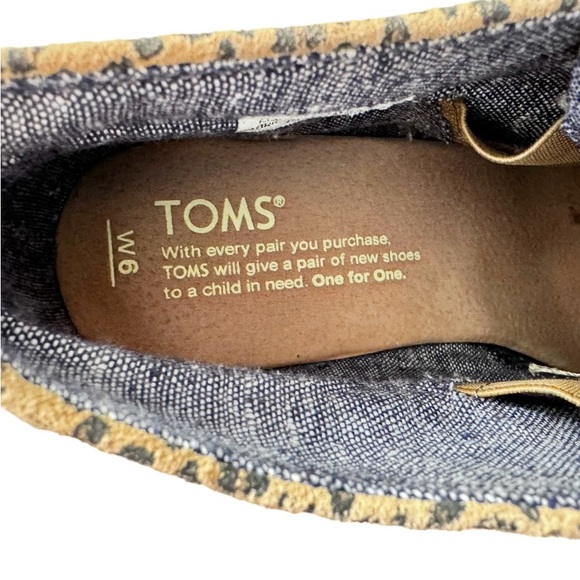 Mint 🔥 TOMS CHEETAH wedge ankle boots booties women’s size 6 - Picture 7 of 12